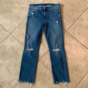 Mother The Rascal Ankle Chew Jean size 28